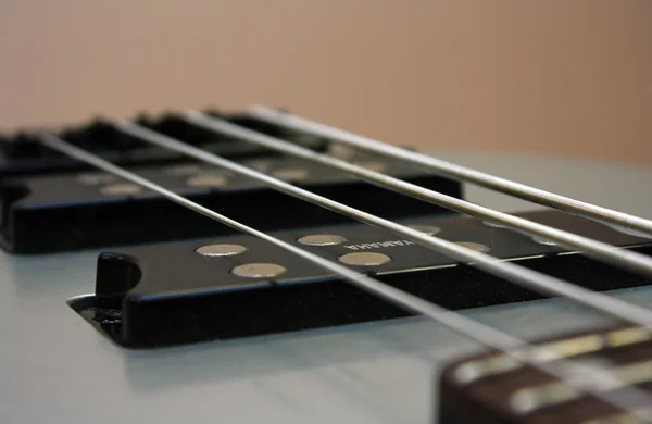 Strings on guitar — Stock Photo, Image