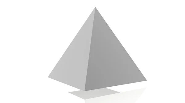 stock image Grey pyramide