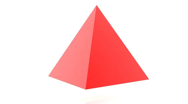 Red pyramid — Stock Photo, Image