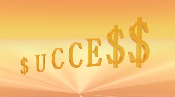Licht van succes — Stockfoto