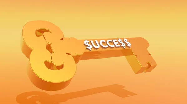Ключ tKey до успіху — стокове фото