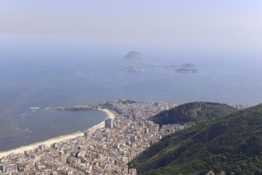 Copacabana, Rio de Janeiro, aerial view clipart