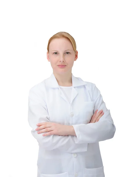 Portret van een vrouwelijke arts of verpleegkundige — Stockfoto