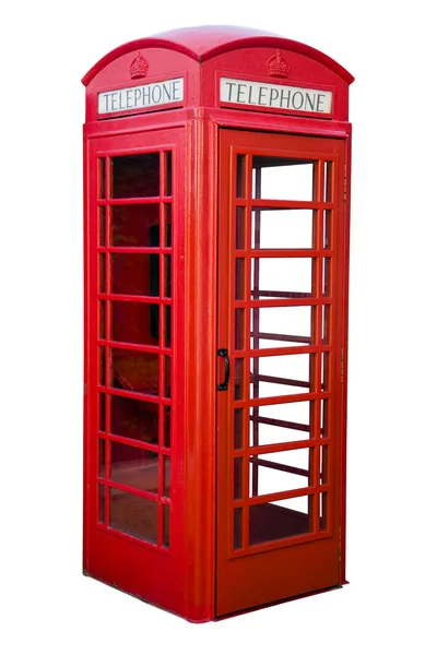 English red phone box Stock Photo