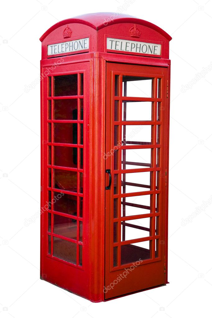 English red phone box