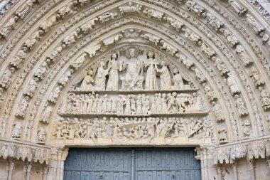 Saint Pierre Cathedral, Poitiers, France clipart