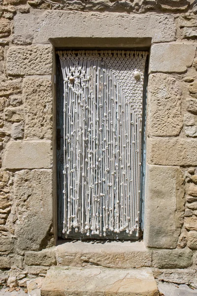 Macrame doorway curtain — Stock Photo, Image