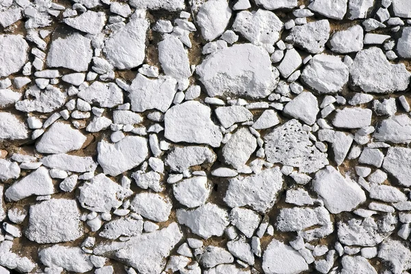 Whitewashed stone wall — Stock Photo, Image