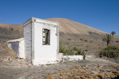 rustik lanzarote evinde