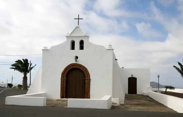 Chiesa in Tiagua, Lanzarote — Foto Stock
