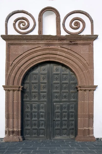Церква в Teguise, Лансароте — стокове фото