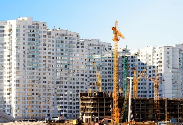 Bygninger skyskrapere i Kiev – stockfoto