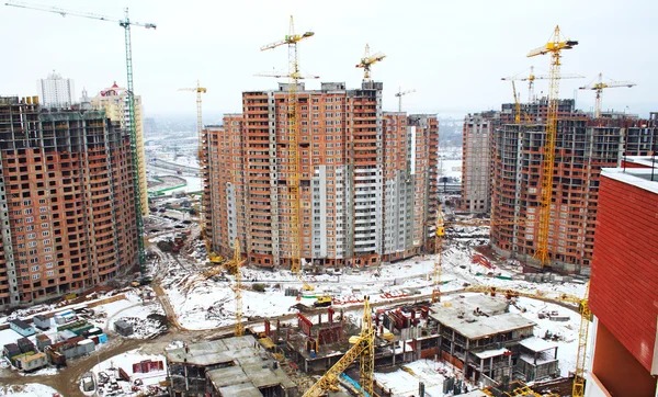 Edifícios arranha-céus em Kiev — Fotografia de Stock