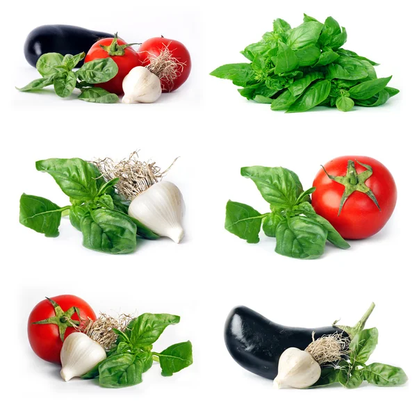 Zeleninu skupiny sady — Stock fotografie