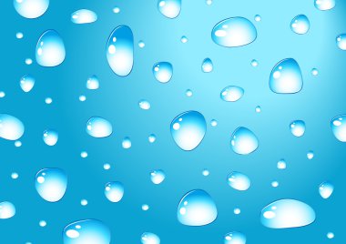 Water drops clipart