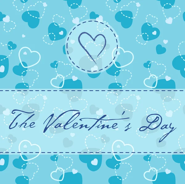 Valentijnsdag kaart — Stockvector