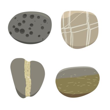 Sea stones clipart