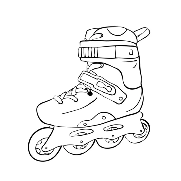 Rolschaatsen — Stockvector