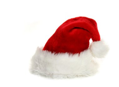 Santa Claus Hat on White