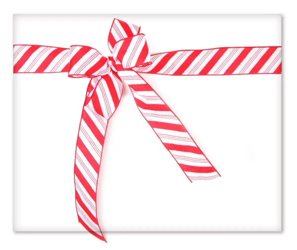 Candy Cane Present — Stock Photo, Image