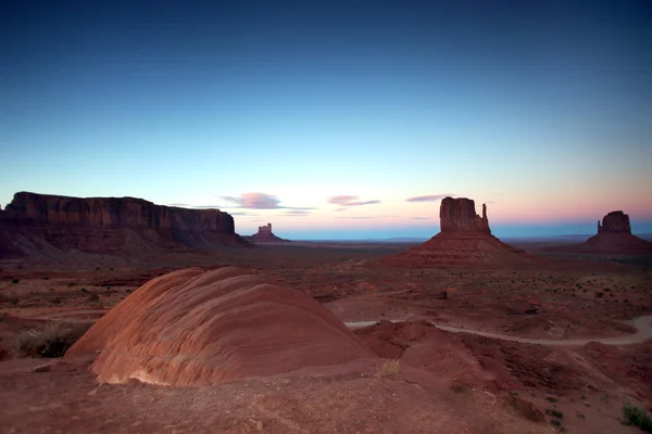 Post Sunset in Monument Valley — Stock Photo, Image