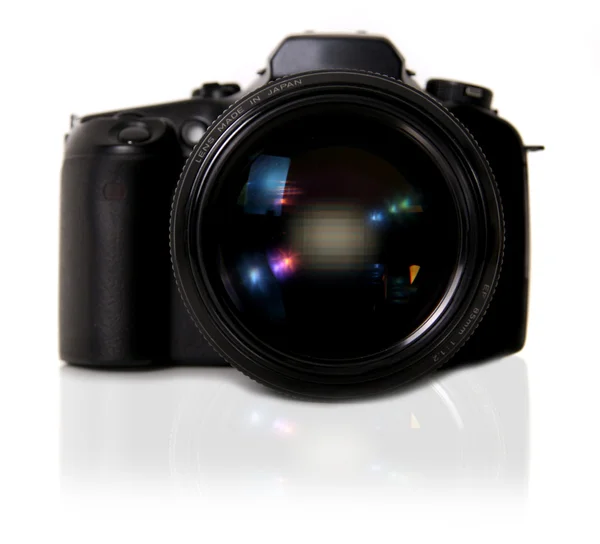 DSLR Camera on White Background — Stock Photo, Image