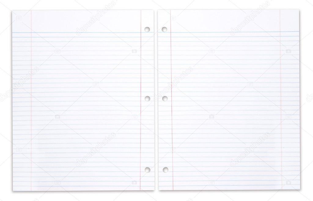 Spiral School Notebook With Lined Paper