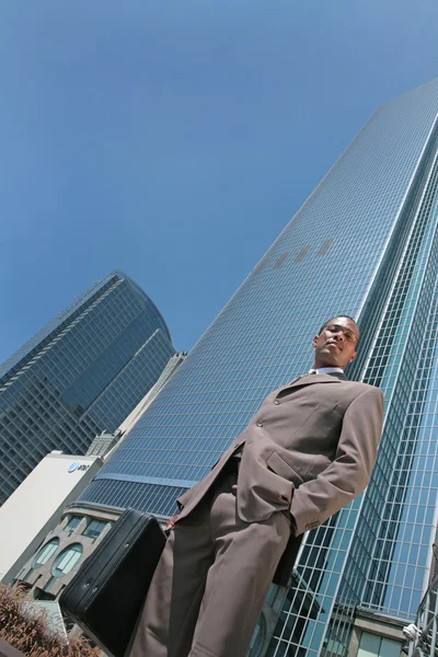 Abstract Businessman Outdoors