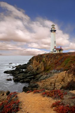 Lighthouse Along the Coast clipart