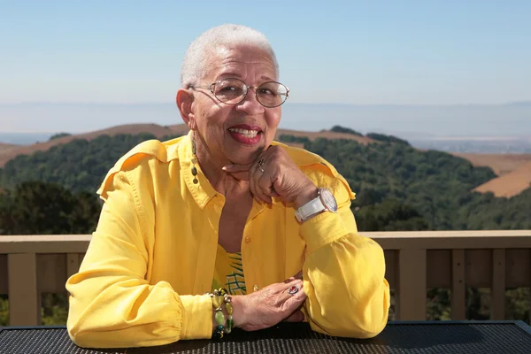 stock image Portrait of an African American Woman Sm