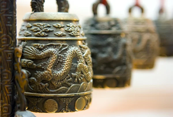 Тибетские колокола — стоковое фото