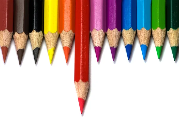 Ołówki kolorowe Obrazek Stockowy