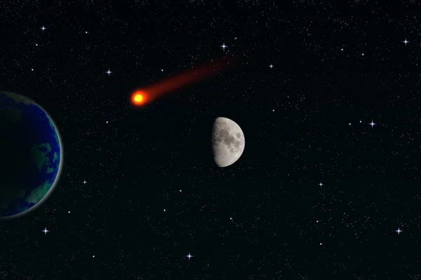 Meteorito — Fotografia de Stock