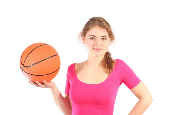 バスケット ボールの女の子 — ストック写真