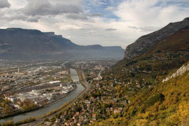 Grenoble Panorama clipart