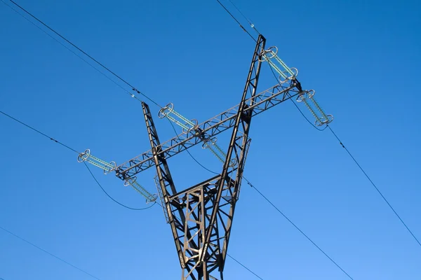 High voltage line mast — Stock Photo, Image
