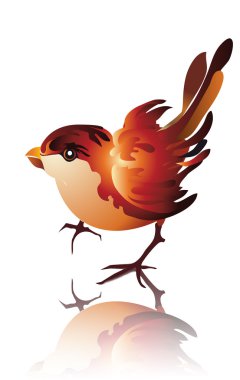 Sparrow clipart