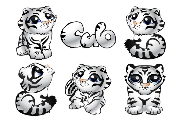 Tiger _ cub Ilustraciones de stock libres de derechos