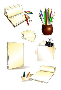 Office set clipart