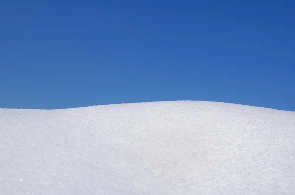 Neve e céu — Fotografia de Stock