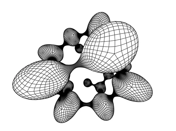 Структура атома — стокове фото