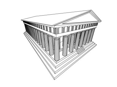 Parthenon clipart