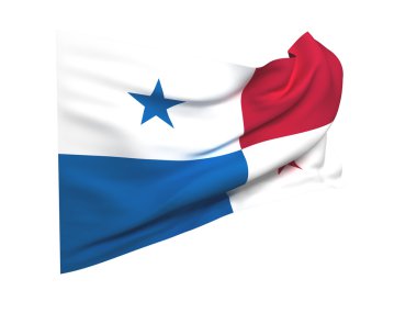 Flag of panama clipart