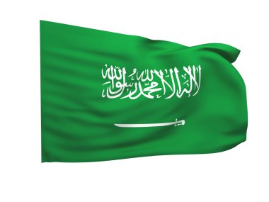 Flag of saudi arabia clipart