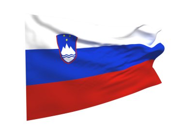 Flag of slovenia clipart