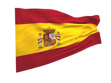 Flag of spain clipart