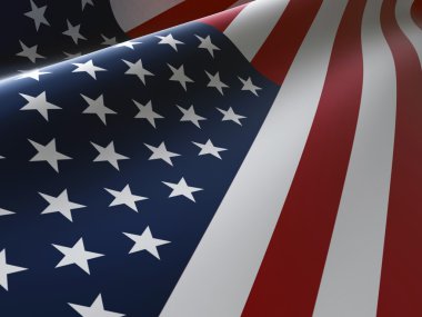Flag of The United states of america clipart
