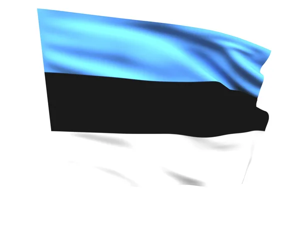 북조선의 깃발 — 스톡 사진