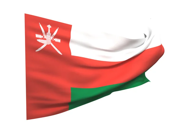 Vlag van Oman — Stockfoto