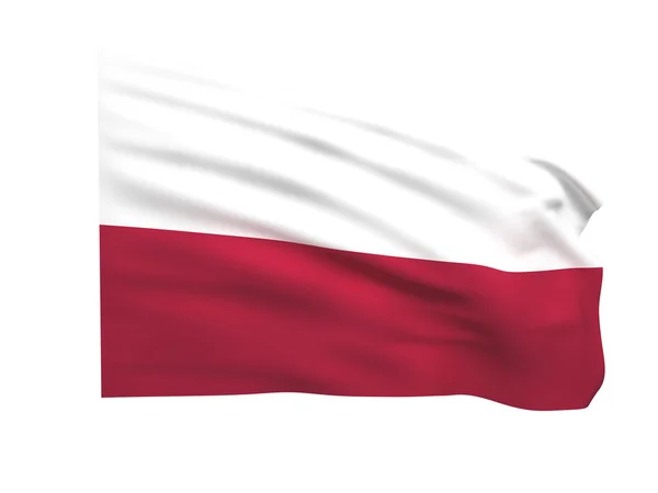 Flag of poland — Stock Photo, Image